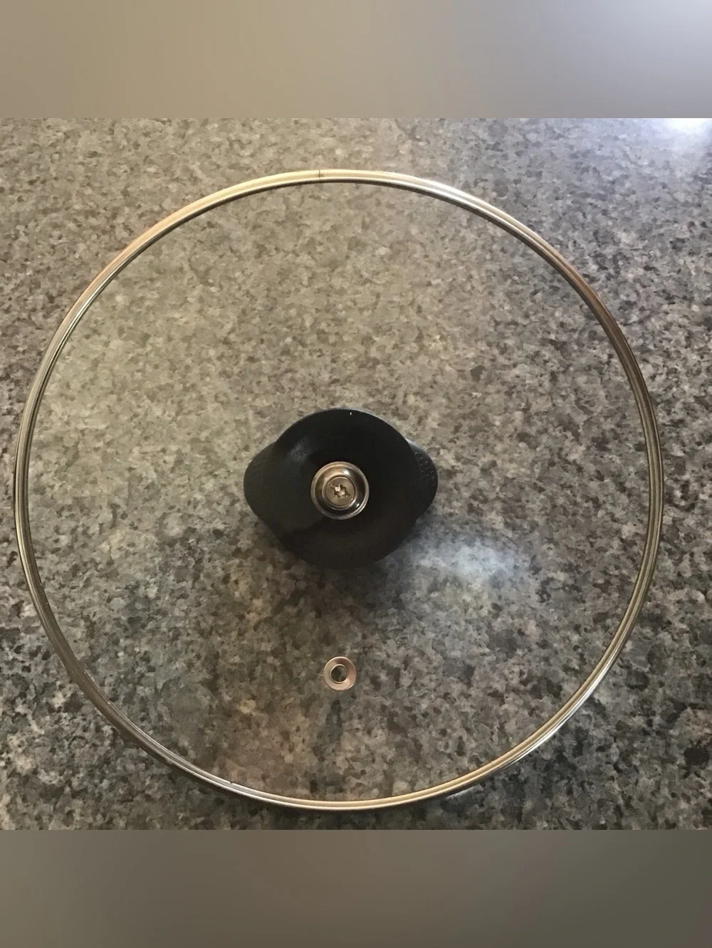 Glass Replacement Pan Pot Lid Only Black Knob 